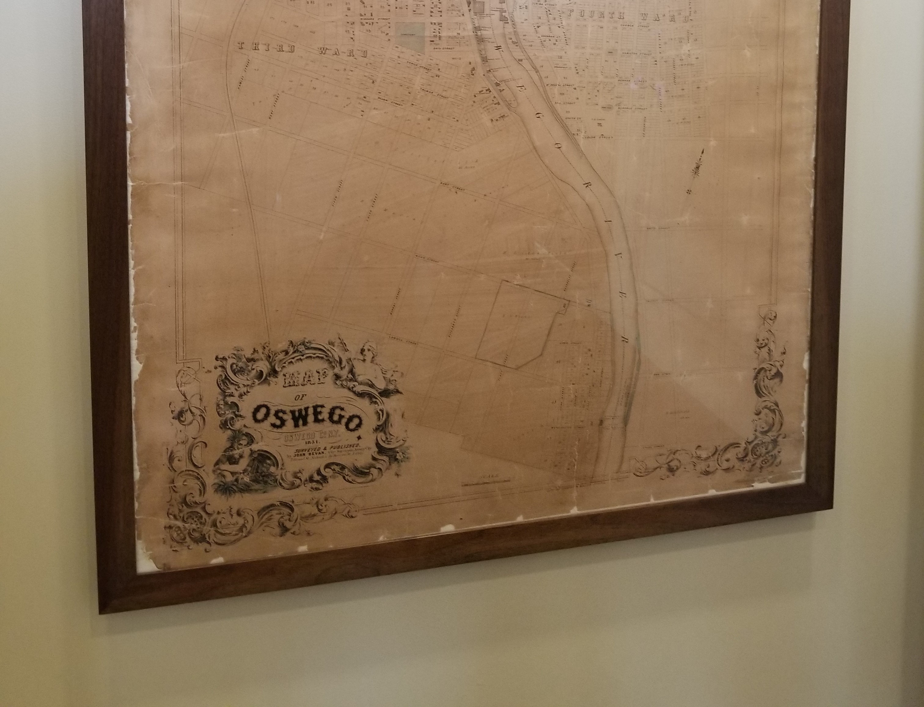 Historic Map of Oswego